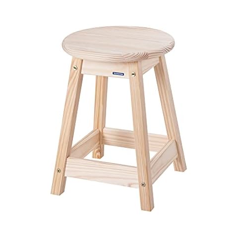 Tramontina Natural Pine Wood Stool (1, 46.5 cm) Cover