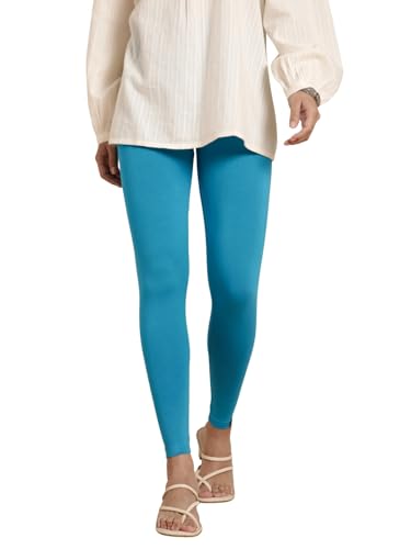 Image of TWIN BIRDS Women Viscose Ankle Leggings | Stretchable Kurti Wear Bottom