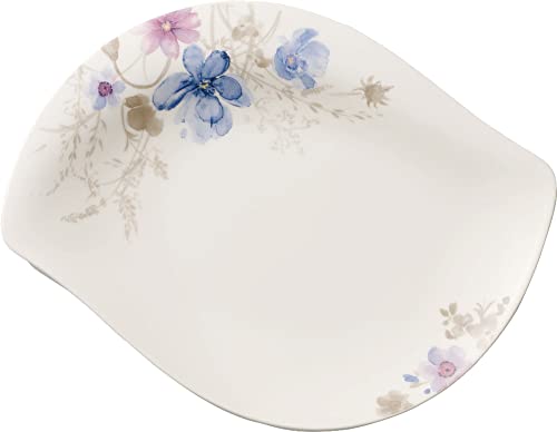 Villeroy&Boch (ビレロイ&ボッホ) マリフルール グリ フラットボウル 34cm 1041053380