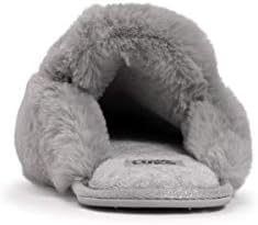 MUK LUKS Women's Capucine Slide-Grey Slipper Review | Image 2