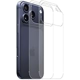【2枚セット】For iPhone 17 Pro Max 背面フィルム Lucktree 17 Pro Max 背面カバーマットフィルム 気泡ゼロ 飛散防止 防水撥油 耐衝撃 指紋防止 貼り付け簡単