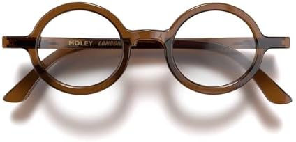 LONDON MOLE® Moley reading glasses | Cool round shaped readers | Men’s Women’s Unisex | Spring hinges