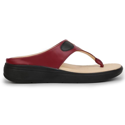 Image of Liberty Healers ZUBIE 2E Casual Slipper For Women With EVA Sole | Comfortable and Lightweight | Trendy Design PU Outolse| Durable Soft Insole | Stylish Footwear and Cushioned Footbed