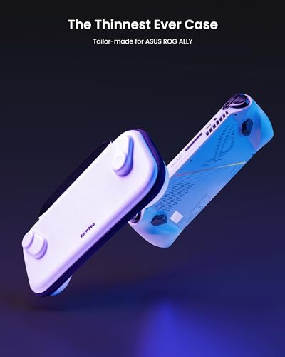 tomtoc Estojo de transporte compatível com ASUS ROG Ally, capa fina, capa protetora, bolsa de transp