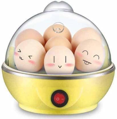 Shopfleet Mini Electronic Egg Boiler 7 Eggs Cooker (Multicolour)