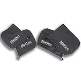 Car Side View Mirror Covers: BlizeTec Rain, Ice and Snow Protectors; Universal Design to Fit Most Car, Suv and Van (4 pcs)