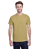Gildan Men's G2000 Ultra Cotton Adult T-shirt, Tan, Medium