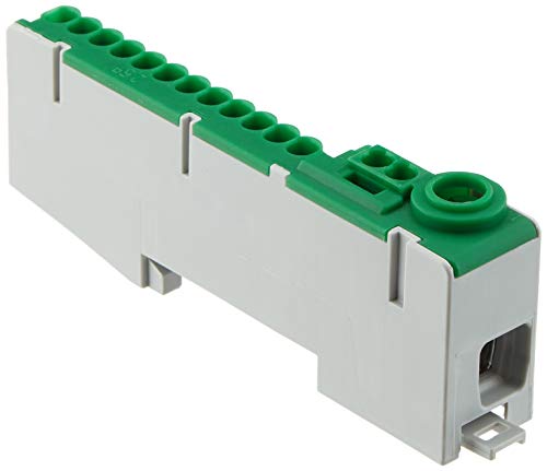 PE-Steckkl.,12x1,5mm, 2x4mm 1x25mm Rahmenklemme grün