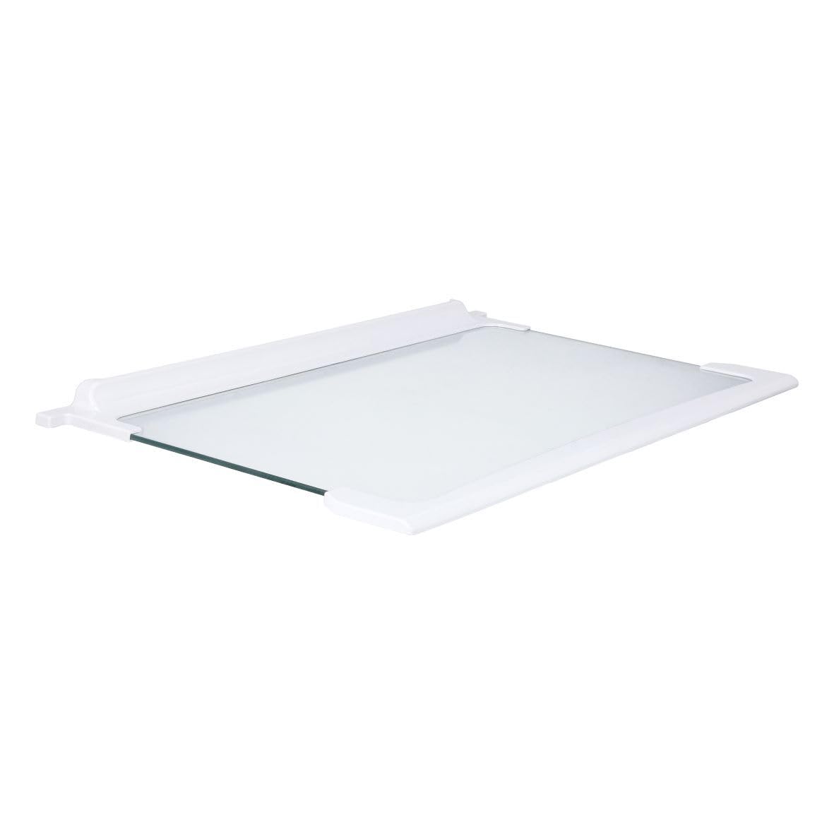 easyPART Kompatibel/Ersatz für Beko 4312240400 Glasplatte mitte für Kühlteil 495x297mm mit Leisten für KühlGefrierKombination