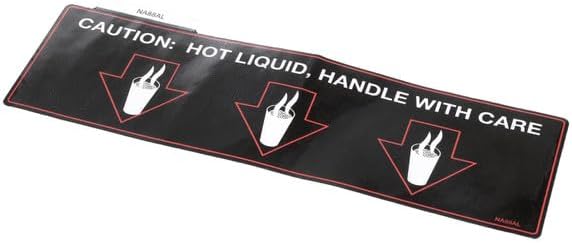 Replacement for fits NA88AL Grindmaster Cecilware Label Hot Liquid - Gb3 S/Java GMNA88AL