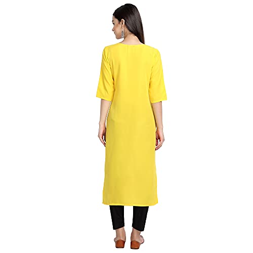 Image of Women's Crepe Straight Kurta