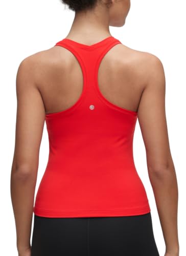 Image of CRZ YOGA Butterluxe Racerback Tank Waist Length | Yoga, Extremely Soft, Tight Fit, Scoop Neck, Sleeveless Tops for Women