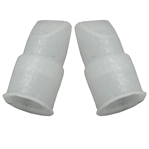 UP100 10 Pieces White Silicone Duckbill Valve One-Way Double Base Check Valve 3 x 2 x 3mm for Liquid and Gas Backflow Prevent