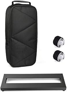 Pedal Board for Guitar Bass Effects Pedal Small Mini Pedalboard with Carry Bag, 2PCS Pedal Board Tape 15 x 5 inch