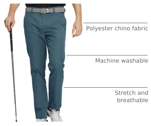 Image of M MAELREG Golf Pants Men Quick Dry - 30 inch /32 inch /34 inch Stretch Lightweight 5 Pockets Water-Resistant Casual Mens Dress Pants