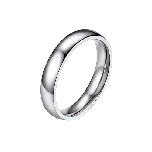 PROSTEEL Men's Stainless Steel Rings, 2/4/6/8MM Width Band - Send Gift Box