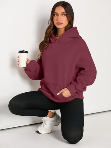 Image of EFAN Women's Hoodies Oversized Sweatshirt Comfort Fleece Sweaters | Cozy Trendy Pullover Hoodies, Sweatshirts with Pockets For Fall & Winter