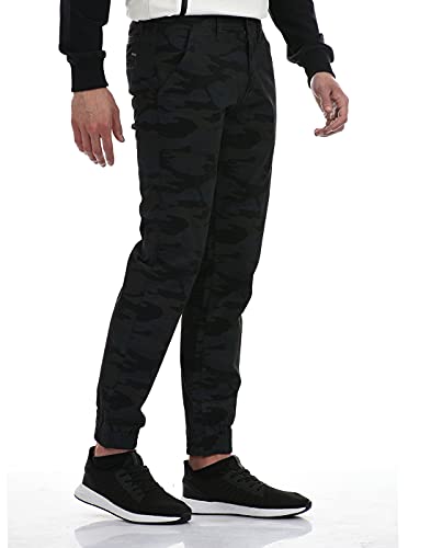 Image of Pepe Jeans Men's Mid Rise Relaxed Pants /Trousers