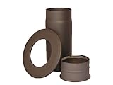 wamsler werkstattofen colorado ersatzteile Farbe: grau Wamsler 001049110 - Kaminofen-Rohrset, grau, 3-teilig