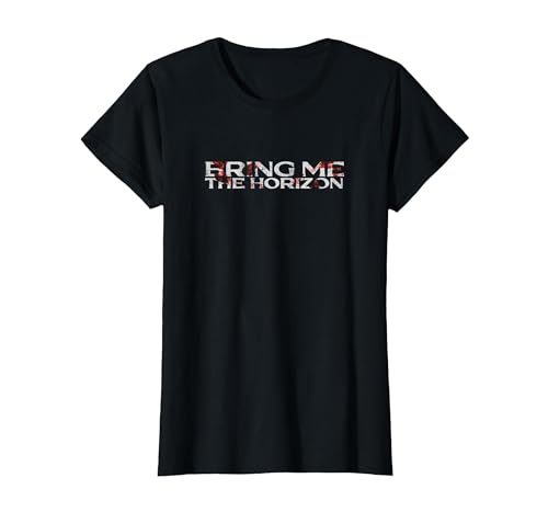 Bring Me The Horizon Bloody Spell-Out Logo T-Shirt, Women, Black, X-Large