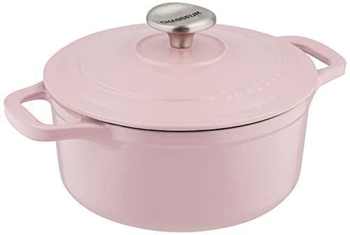 LE CREUSET ピンク18cm 両手鍋 蓋付き　キャセロール Le Creuset ル・クルーゼ 公式 ルクルーゼ 鍋 IH IH対応 両手鍋