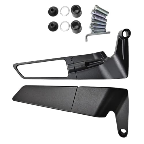 JUANNING Espejo Retrovisor CNC De ala Fija para Motocicleta para Yam&AHA FZ1 FZ 1 FAZER(G)