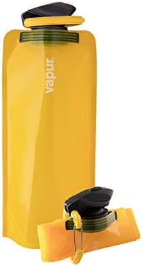 Vapur Collapsible Water Bottle With Carabiner, Compact Bottle Fol...