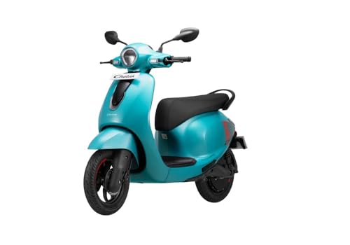 Image of Chetak C2501 by Bajaj Auto High Speed Electric Scooter with charger - Ocean Teal Matte - Ex-Showroom