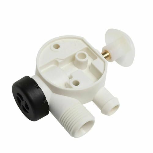 Image of iFJF 385314349 RV Water Valve Assembly 2PCS Replacement for Pedal Flush Toilets for Camper Trailer Boat