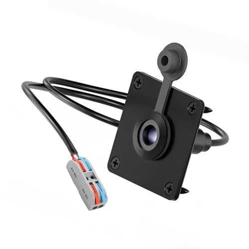 Adaptador DC5521 hembra a terminales para iluminar el jardín con seguridad impermeable