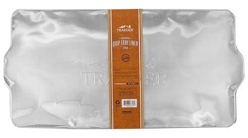 Traeger Silverton 810 Drip Tray Liner 5Pack Disposable Aluminum Liners Custom Fit for Traeger Silverton 810 Pellet Grills Easy Cleanup Grease & Drip Protection