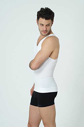 Shapewear Herren UnsichtBra Unterhemd für Männer Bauchweg Shirt
