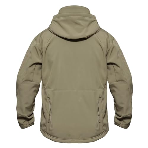 image for MAGCOMSEN Men's Jacket Tactical Performance Waterproof Softshell Jacke