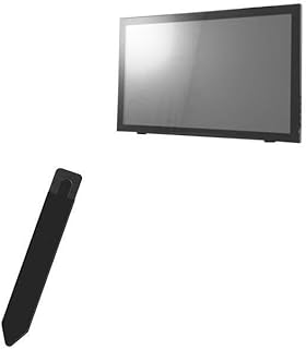 BoxWave Stylus Pouch Compatible with SuperLogics SL-PPC-24P-AH510I-S17-NF - Stylus PortaPouch, Stylus Holder Carrier Portable Self-Adhesive for SuperLogics SL-PPC-24P-AH510I-S17-NF - Jet Black