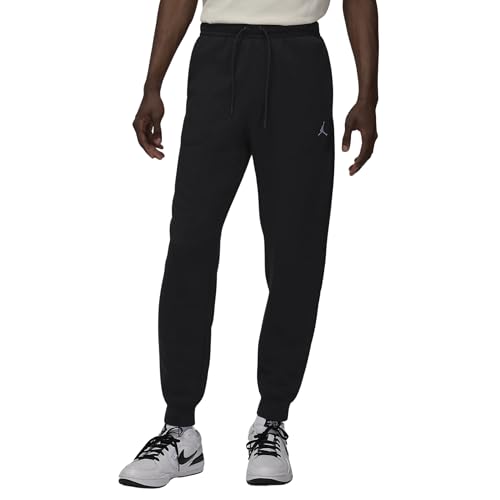 Jordan Brooklyn Fleece Men's Pants (FV7277-010, Black/White)