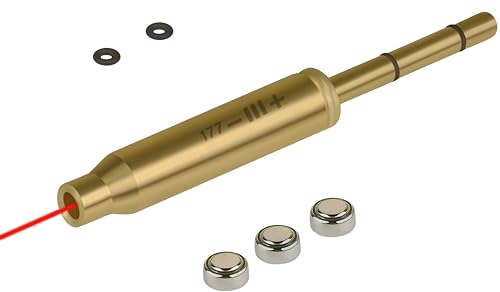 GOTICAL Special Laser Boresighter End Barrel Laser Bore Sight Accurately and Easy to Fit Revolvers Pistols Rifle and Air Guns