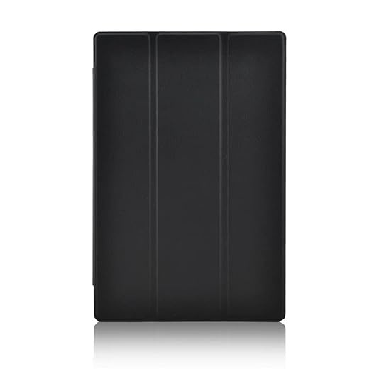 For Sony Xperia Z2 Z3 Z4, Slim Leather Case Tablet Pc Case Stand Magnetic Smart Cover for Sony Tablet Z3 Compact (Färg : Svart, Storlek : For Sony Xperia Z4)