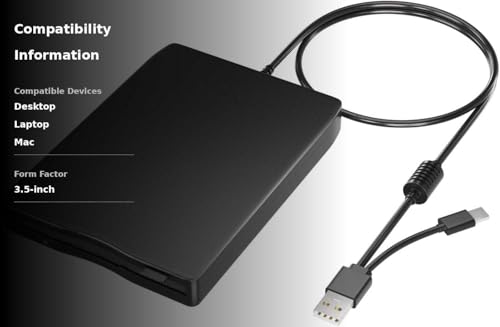 image for MthsTec USB Floppy Drive, External 3.5