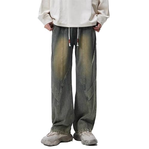 Men's Jeans Spring Autumn American Straight Loose Denim Long Pants for Men2