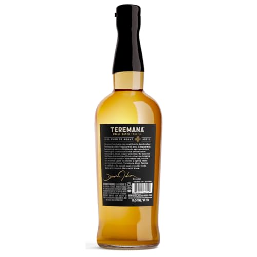 Teremana Añejo Premium Tequila – 100% Blaue Weber Agave – The Rock’s Small Batch mexikanischer Tequila – 40% Vol., 0,7 l – Gereift in Eichenfässern – Warme Eiche & Vanille – Von Hand hergestellt