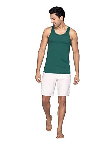 Image of XYXX Men's Cotton Modal Round Neck Vest | Antimicrobial, Breathable, Soft & Comfortable Man's Inner, Ultralight Baniyan for Man (Pack of 2)