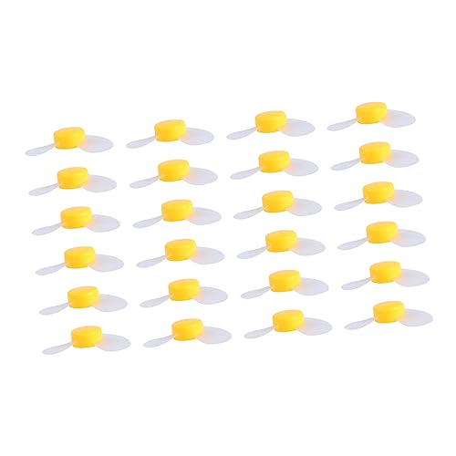 TOYANDONA 24piezas Material para Hacer Ventiladores Accesorios De para De Eje Juguete Educativo De Aleatorios