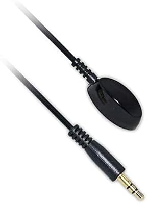 9ft 3.5-5v 38/56kHz Infrared External IR Remote Extender Cable for HD/DVR, Cable Box, DTA (Digital Terminal Extender) mini Box, HDMI Extender Kits with Active 3.5mm IR Port