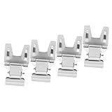 LOLIPPYY 4 piezas Soporte para Tarjetas de Precio Metálico Unidades Pinzas para Exhibición Mostrador Diseño Sencillo Reutilizable para Tiendas Restaurantes