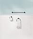 Moen DN8433BL Preston Paper Holder Bar Towel Ring, Matte Black
