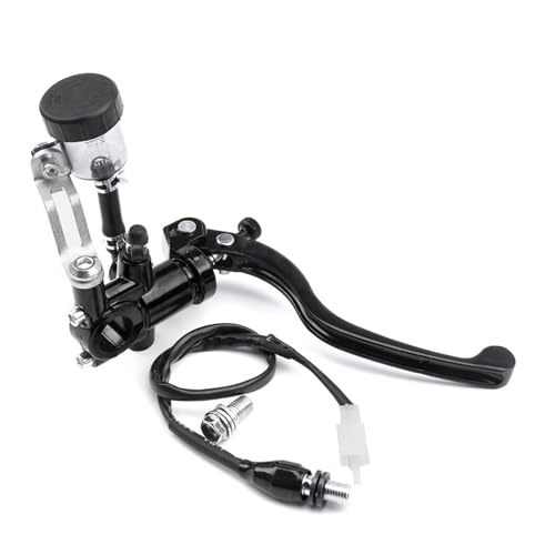 Pompe de frein moto radiale 17.5mm levier haute précision universel noir