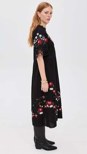 Sea Women's Rosaline Embroidery Midi Dress4