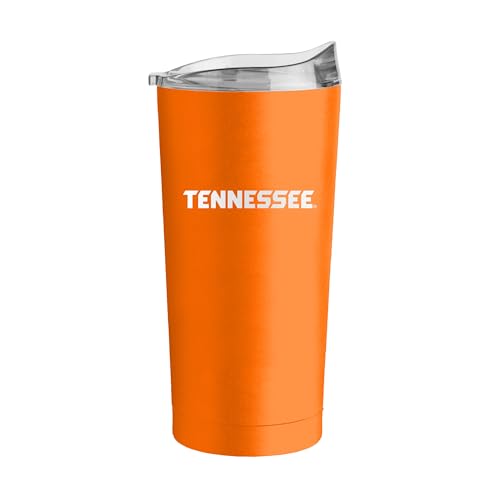Image of Logo Brands NCAA 20 oz Powder Coat Stainless Tumbler -Double-Wall Insulated Everday Tumbler for Hot or Cold Drinks, High Lip Lid, Team Color