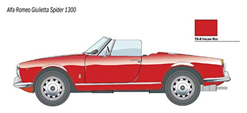 Italeri 1:24 Alfa Romeo Giulietta Spider Modelo Plástico miniatura 4