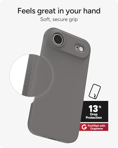 Coque iPhone Air ZAGG Manhattan Snap silicone gris